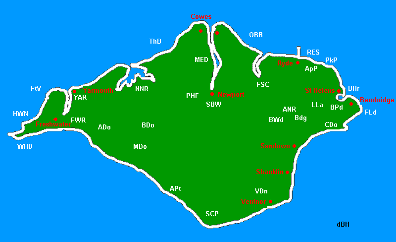IOW Bird sites